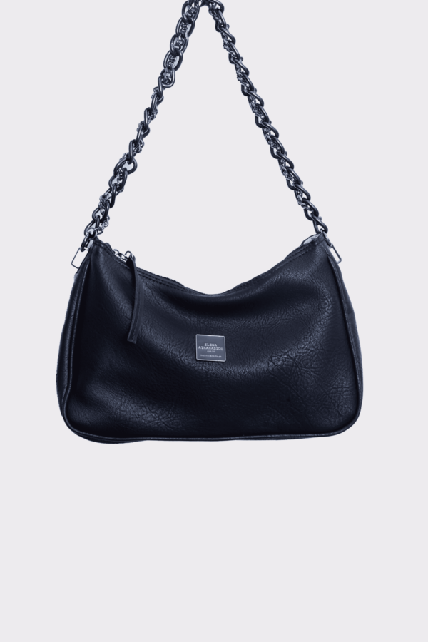 RETRO CHAIN VINTAGE BAGUETTE - Black