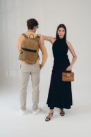 BELLE LEATHER HANDBAG - Tabac