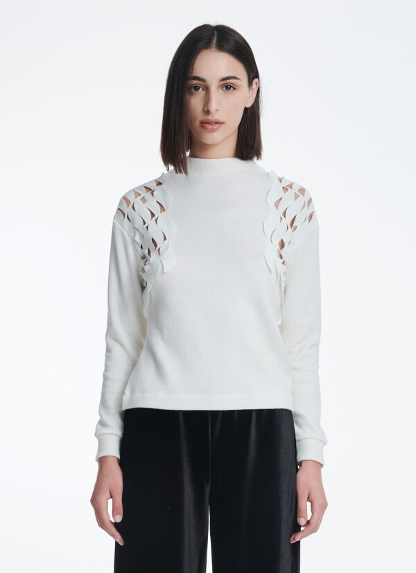 CLAIRE SWEATER - White