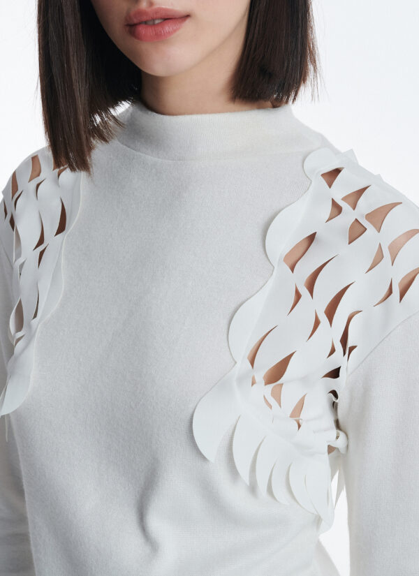 CLAIRE SWEATER - White