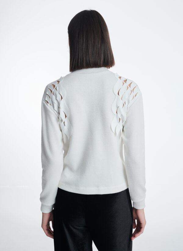 CLAIRE SWEATER - White