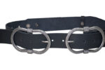 INFINITY LEATHER BELT - Black
