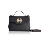 BELLE LEATHER HANDBAG - Black