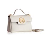BELLE LEATHER HANDBAG - Cream