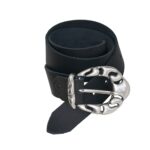 LEA LEATHER BELT - Black