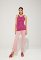 SYLVIE KNITTED TOP - Fuchsia