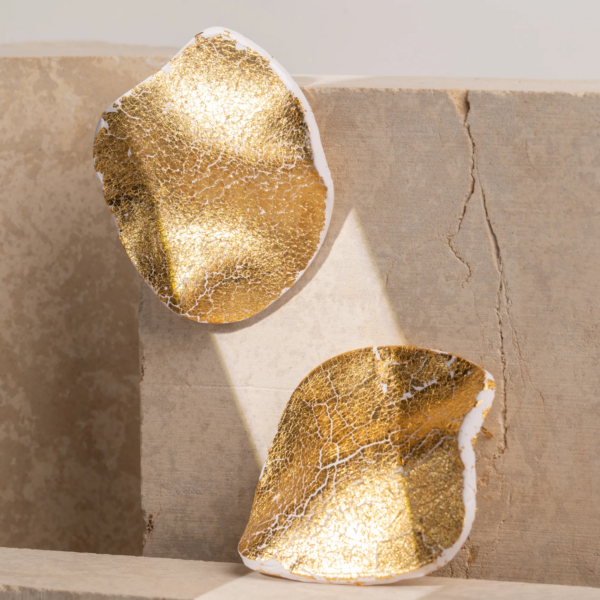 CRUMPLED EARRINGS