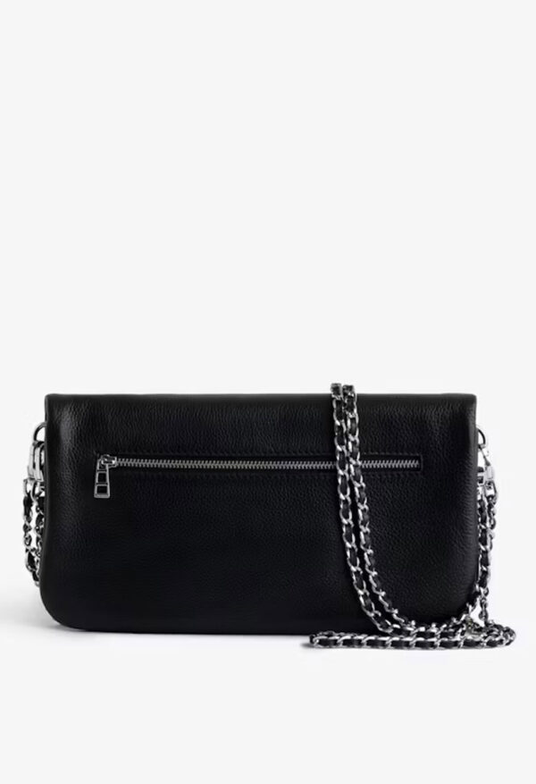 ZADIG & VOLTAIRE – ROCK CLUTCH - Noir Silver
