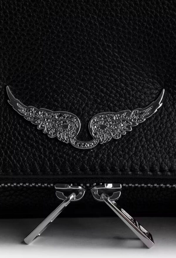 ZADIG & VOLTAIRE – ROCK CLUTCH - Noir Silver