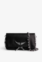 ZADIG & VOLTAIRE – ROCK NANO CLUTCH - Noir Silver