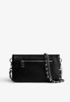ZADIG & VOLTAIRE – ROCK NANO CLUTCH - Noir Silver