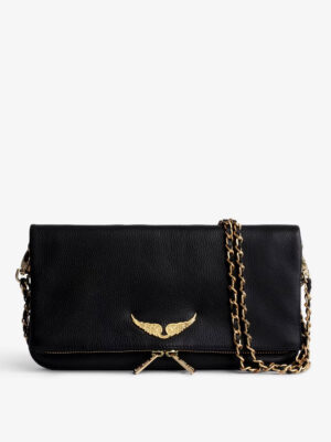 ZADIG & VOLTAIRE – ROCK CLUTCH - Noir Gold