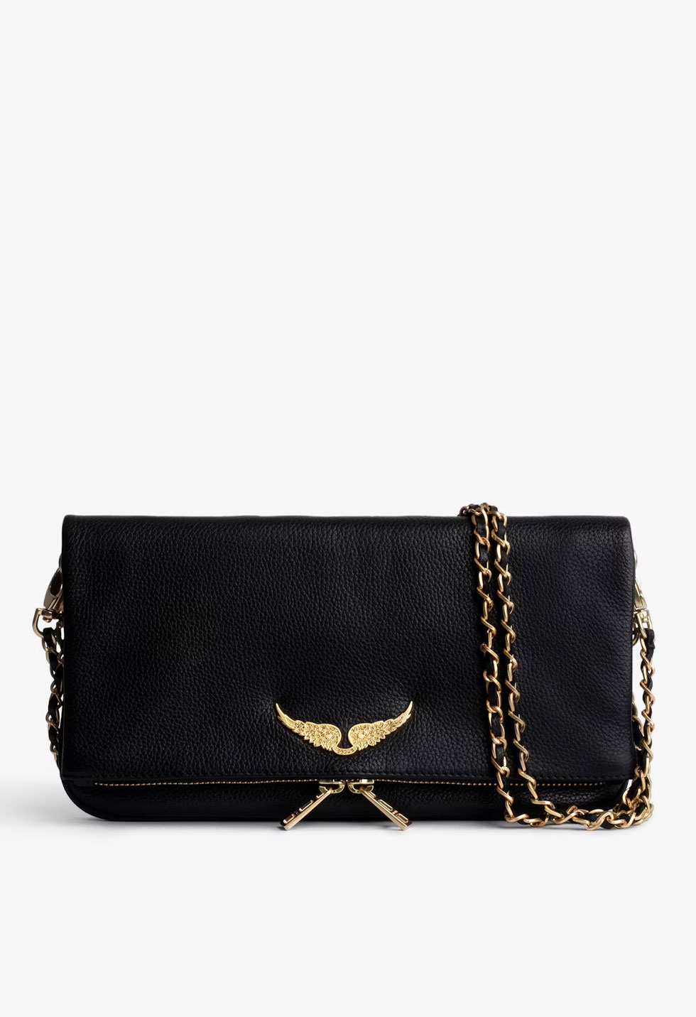 ZADIG & VOLTAIRE – ROCK CLUTCH - Noir Gold