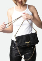 ZADIG & VOLTAIRE – ROCK CLUTCH - Noir Gold