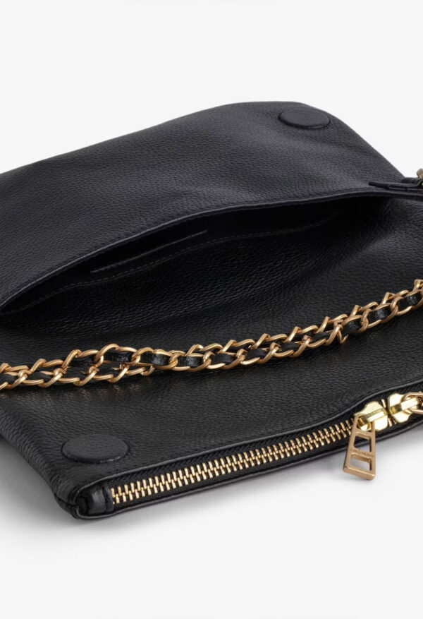 ZADIG & VOLTAIRE – ROCK CLUTCH - Noir Gold