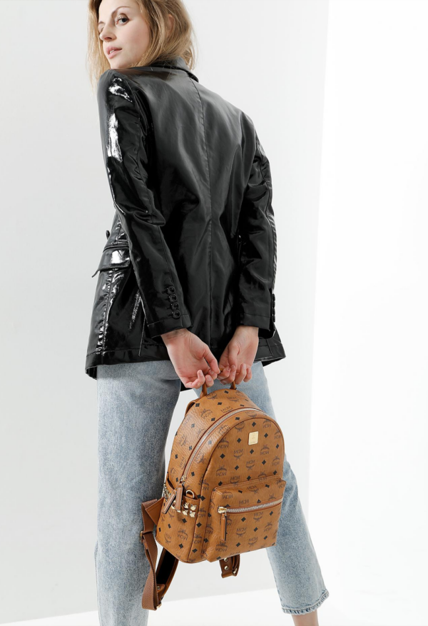 MCM - LEATHER BACKPACK