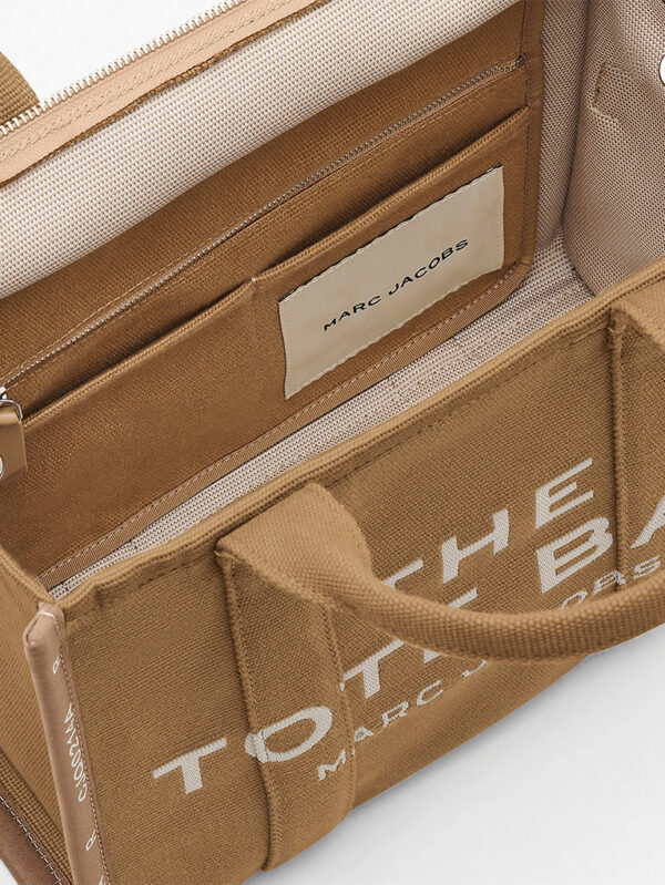 MARC JACOBS - THE JACQUARD MEDIUM TOTE BAG - Camel