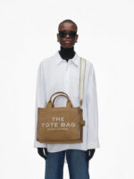 MARC JACOBS - THE JACQUARD MEDIUM TOTE BAG - Camel