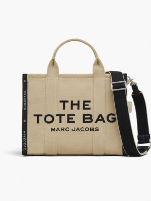 MARC JACOBS - THE JACQUARD MEDIUM TOTE BAG - Warm sand