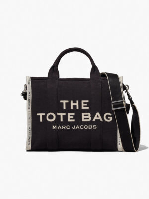 MARC JACOBS - THE JACQUARD MEDIUM TOTE BAG - Black