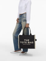MARC JACOBS - THE JACQUARD LARGE TOTE BAG - Black