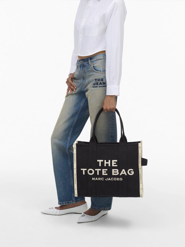 MARC JACOBS - THE JACQUARD LARGE TOTE BAG - Black