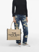 MARC JACOBS - THE JACQUARD LARGE TOTE BAG - Warm sand