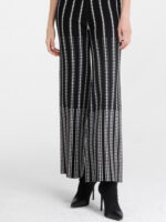 CHARLIE - GEOMETRIC PATTERN JAQUARD KNIT PANTS
