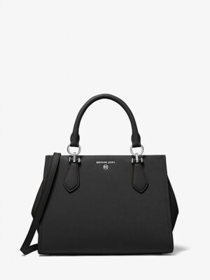 MICHAEL KORS - MARILYN MEDIUM SAFFIANO LEATHER SATCHEL