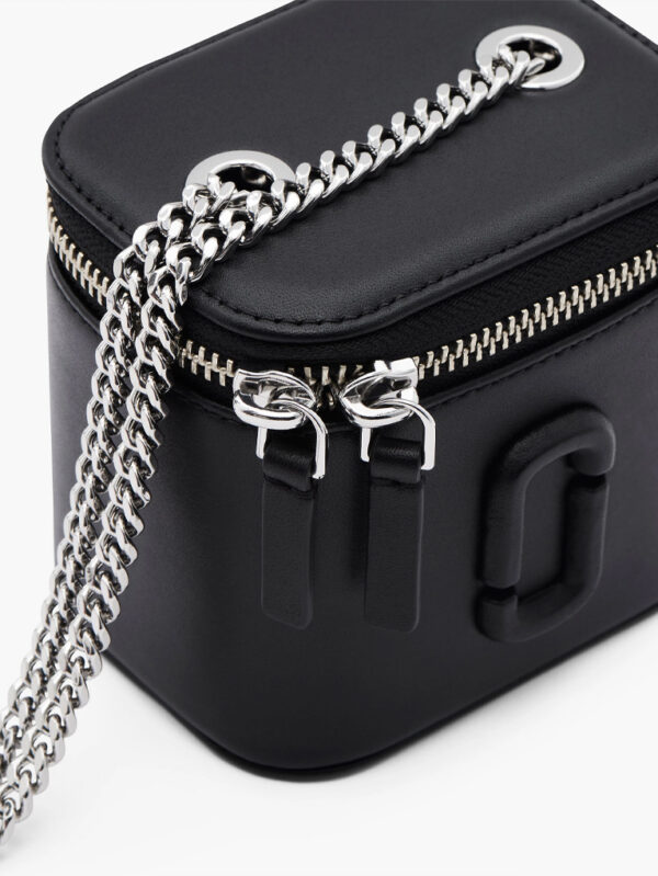 MARC JACOBS - THE VANITY LOGO PLAQUE ZIPPED MINI CROSSBODY BAG