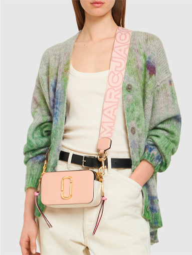 MARC JACOBS - THE SNAPSHOT LOGO PLAQUE CROSSBODY BAG