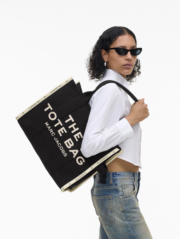 MARC JACOBS - THE JACQUARD LARGE TOTE BAG - Black