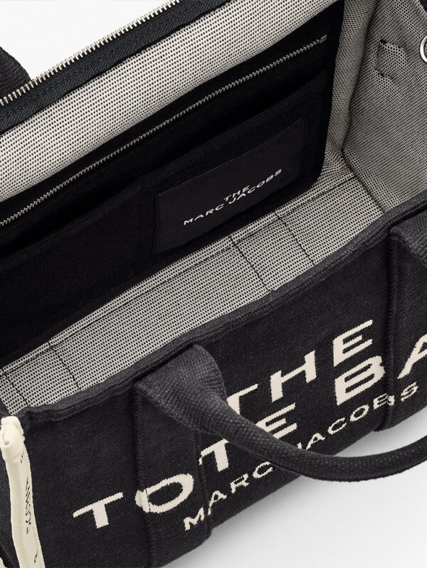 MARC JACOBS - THE JACQUARD MEDIUM TOTE BAG - Black