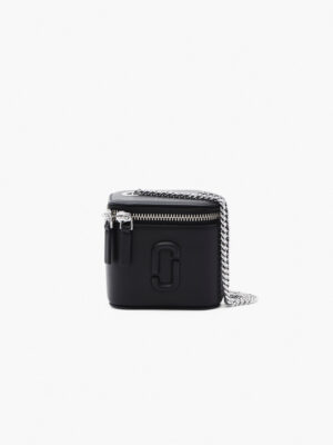 MARC JACOBS - THE VANITY LOGO PLAQUE ZIPPED MINI CROSSBODY BAG