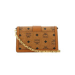 MCM Logo Detailed Chained Shoulder Bag