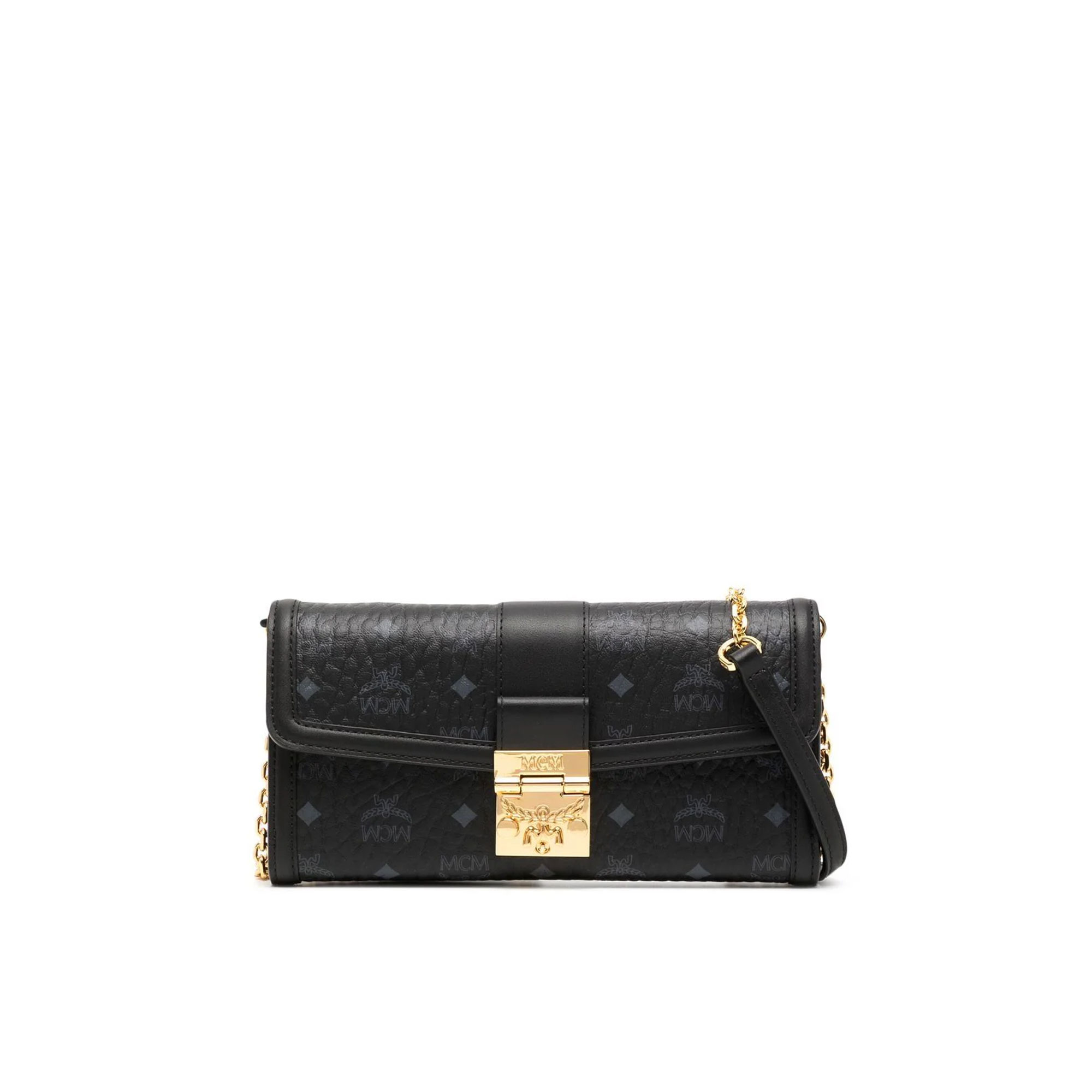MCM - LARGE TRACY CROSSBODY WALLET - Black