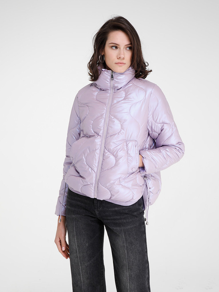 VERMUTA - PURPLE STRIPED CHEVRONNE WADDING JACKET