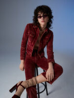 BALLY - STONE WASHED VELVET CASUAL JACKET