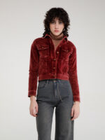 BALLY - STONE WASHED VELVET CASUAL JACKET
