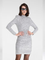FRELL - STRETCH SEQUIN SHEATH DRESS