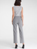 KEMIL - REGULAR PANTS IN STRETCH PINSTRIPE FABRIC