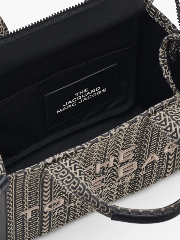 MARC JACOBS - MONOGRAM JACQUARD SMALL TOTE BAG