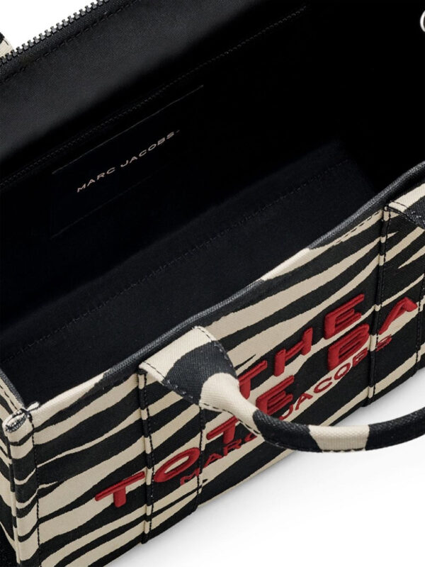 MARC JACOBS - ZEBRA CANVAS MEDIUM TOTE BAG