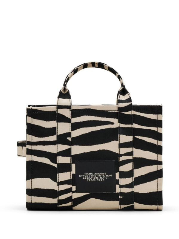MARC JACOBS - ZEBRA CANVAS MEDIUM TOTE BAG