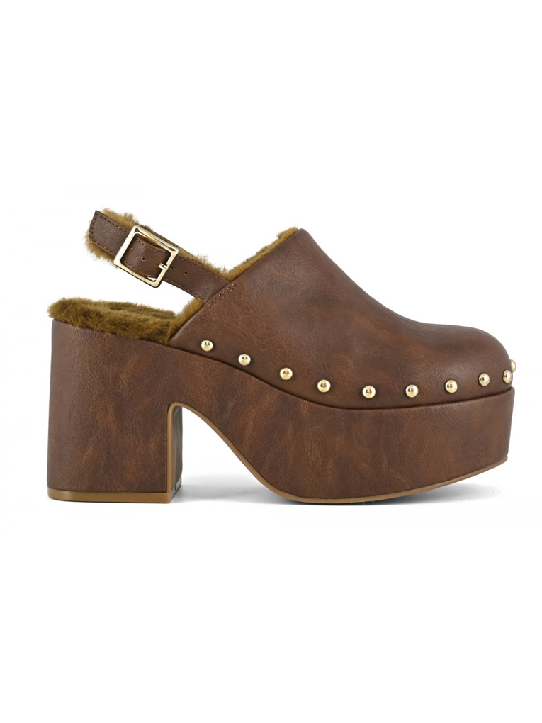 HEELED SABOT