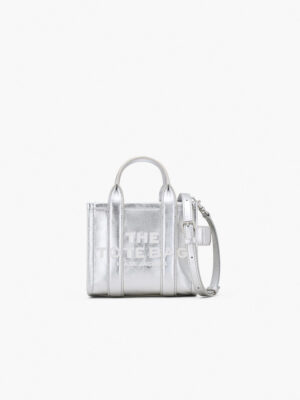 MARC JACOBS - THE METALLIC LEATHER CROSSBODY TOTE BAG