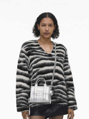MARC JACOBS - THE METALLIC LEATHER CROSSBODY TOTE BAG