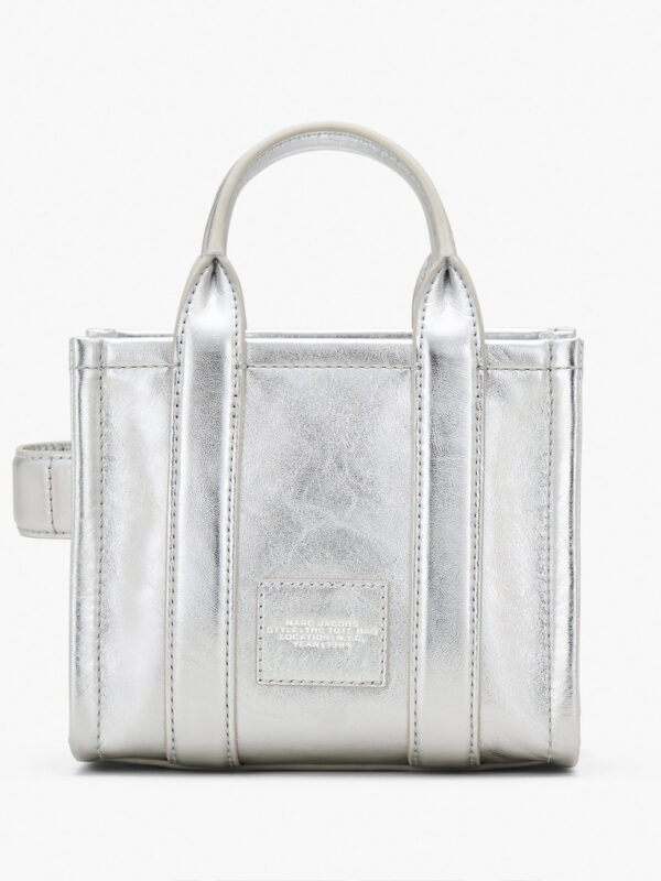 MARC JACOBS - THE METALLIC LEATHER CROSSBODY TOTE BAG