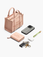 MARC JACOBS - THE METALLIC LEATHER CROSSBODY TOTE BAG