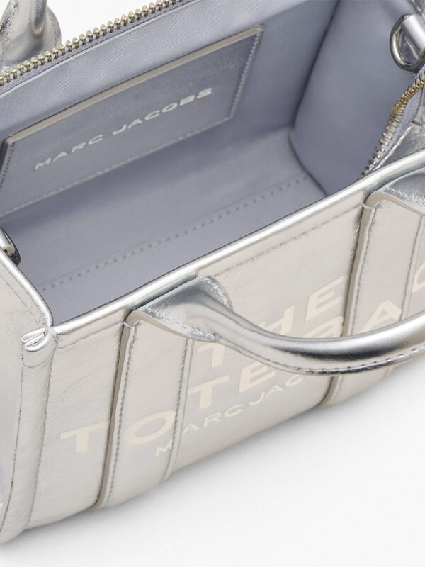 MARC JACOBS - THE METALLIC LEATHER CROSSBODY TOTE BAG